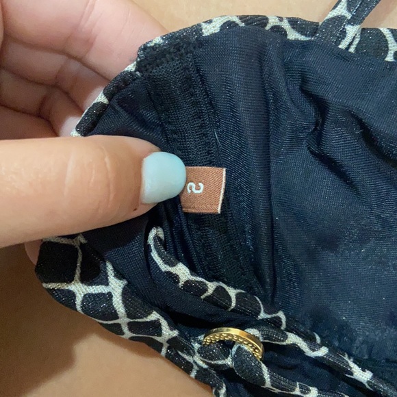 CROC GLITTER BALCONETTE BIKINI TOP - Picture 3 of 3